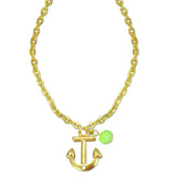 Safe in Harbor Anchor Necklace