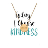 Kind Circle Disc Necklace