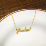 Fearless Script or Word Necklace