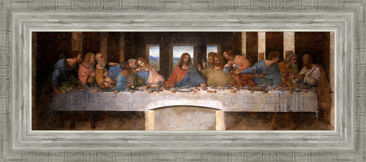 Detail From The Last Supper, Post Restoration By Leonardo Da Vinci