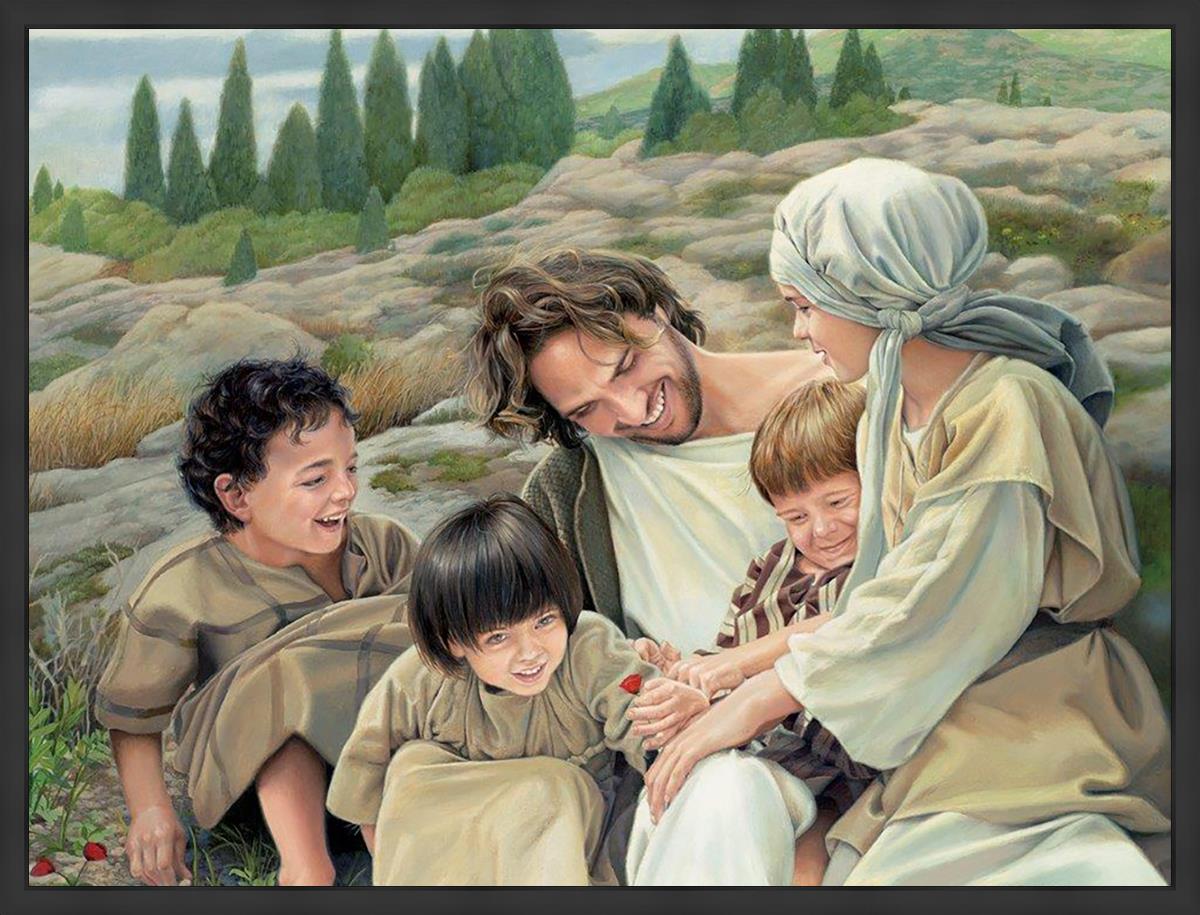 Let the Children Come Large Wall Art