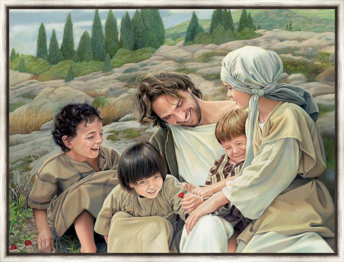 Let the Children Come Large Wall Art
