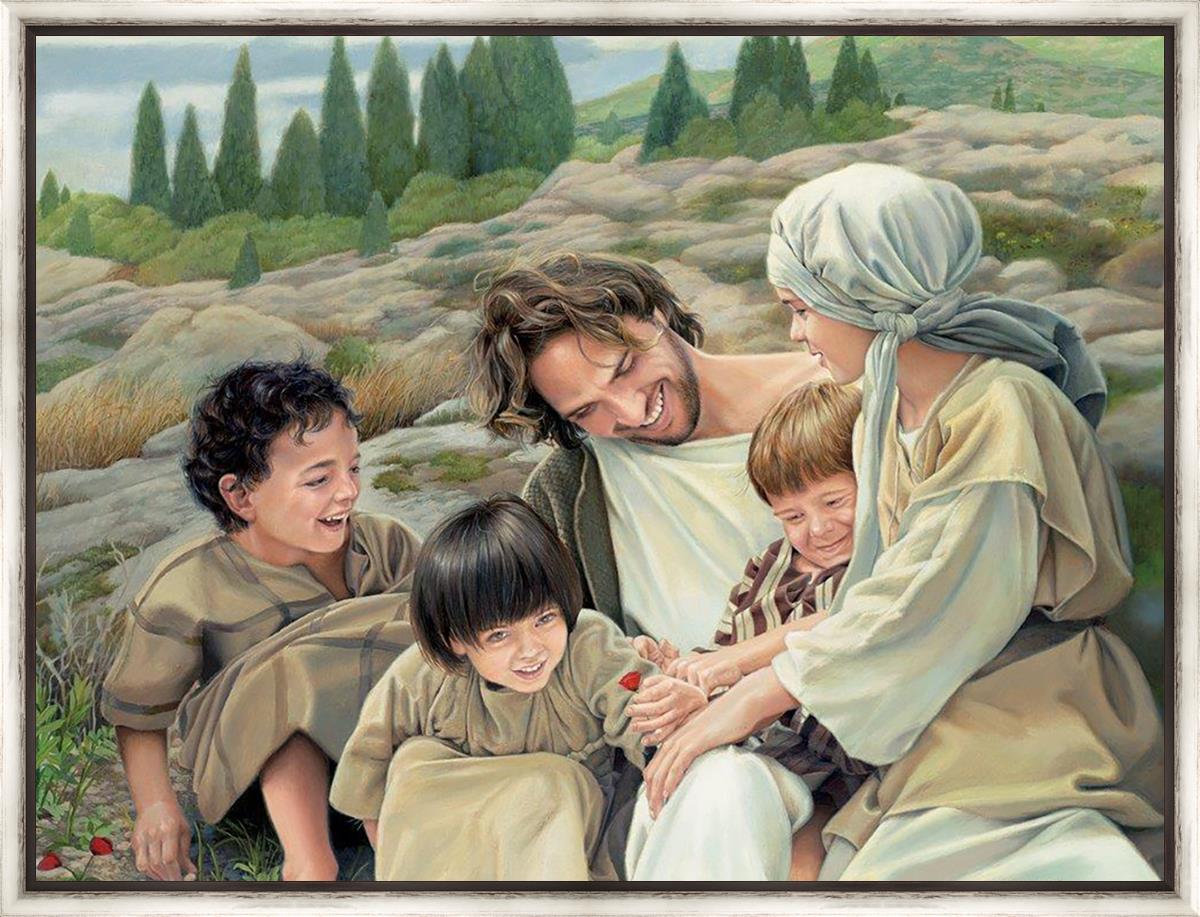Let the Children Come Large Wall Art