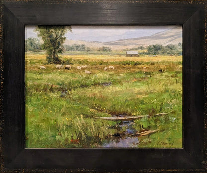 One Lane Footbridge Original Artwork