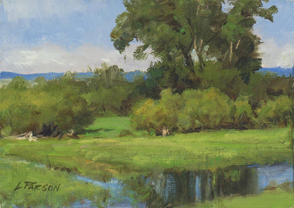 A Stone's Throw Plein Air Original Artwork