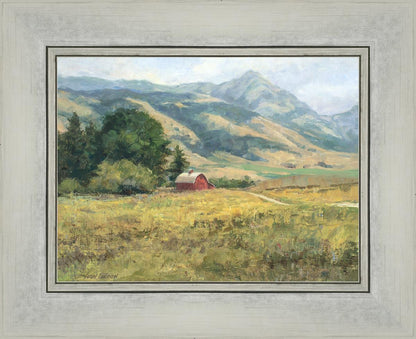 Red Barn in The Wilderness