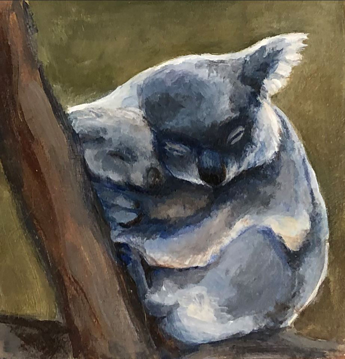 Snuggle Original Artwork