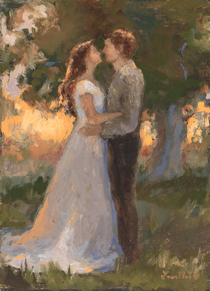 Lovers In An Evening Wood