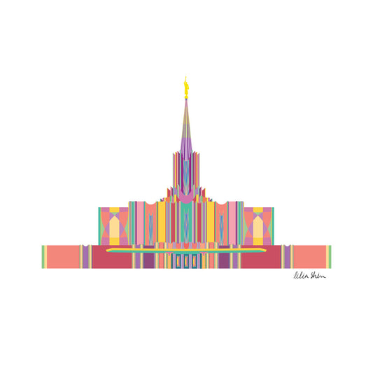 The Colors of the Temple Jordan River