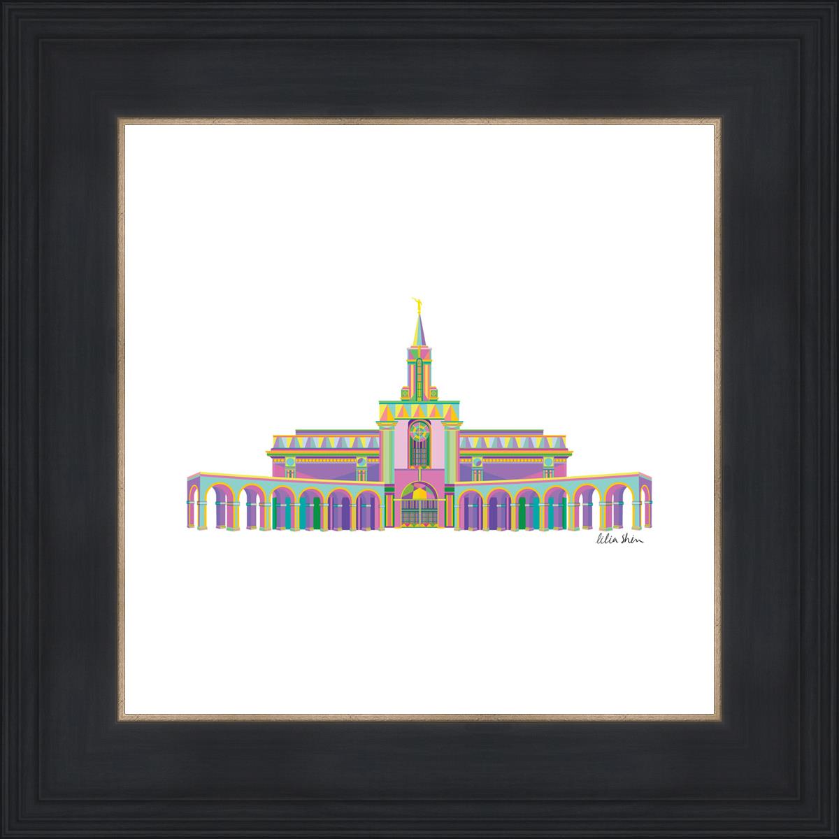 The Colors of the Temple Bountiful