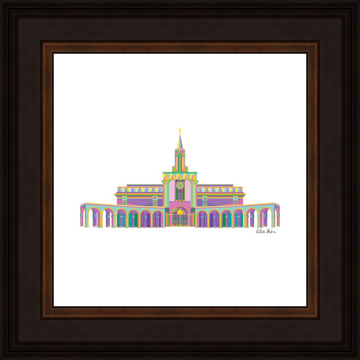 The Colors of the Temple Bountiful