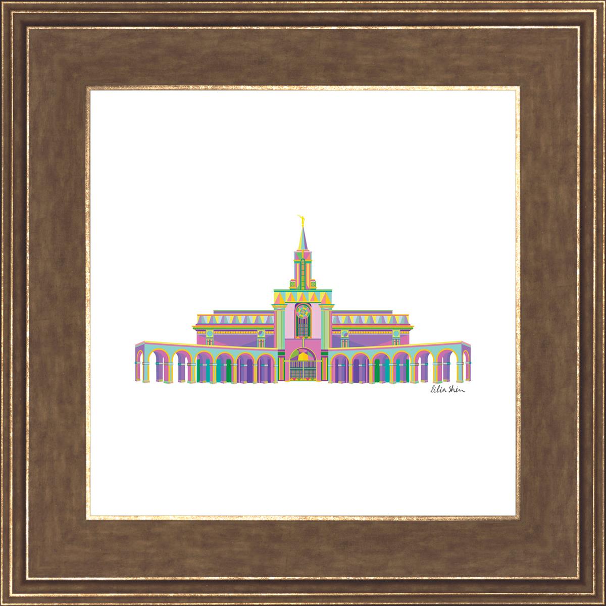 The Colors of the Temple Bountiful