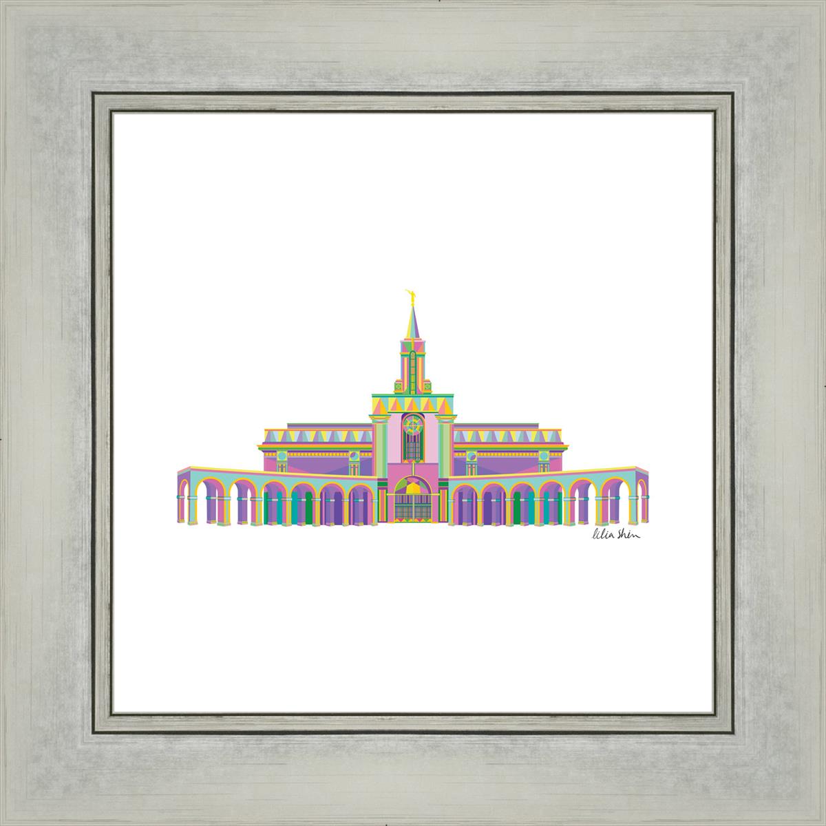 The Colors of the Temple Bountiful
