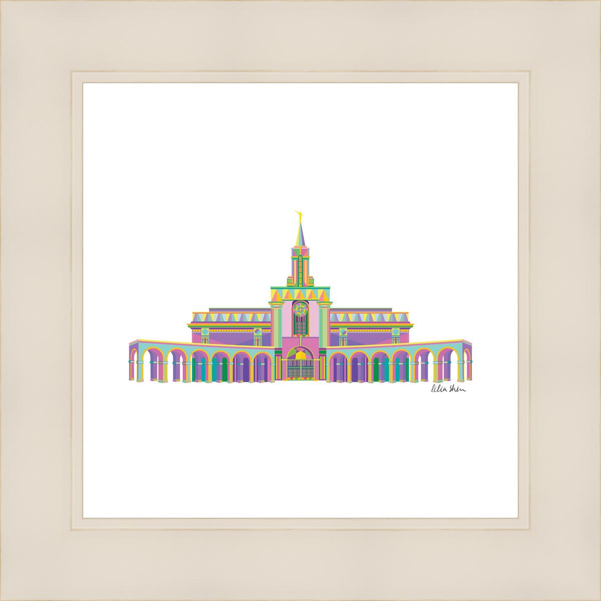 The Colors of the Temple Bountiful