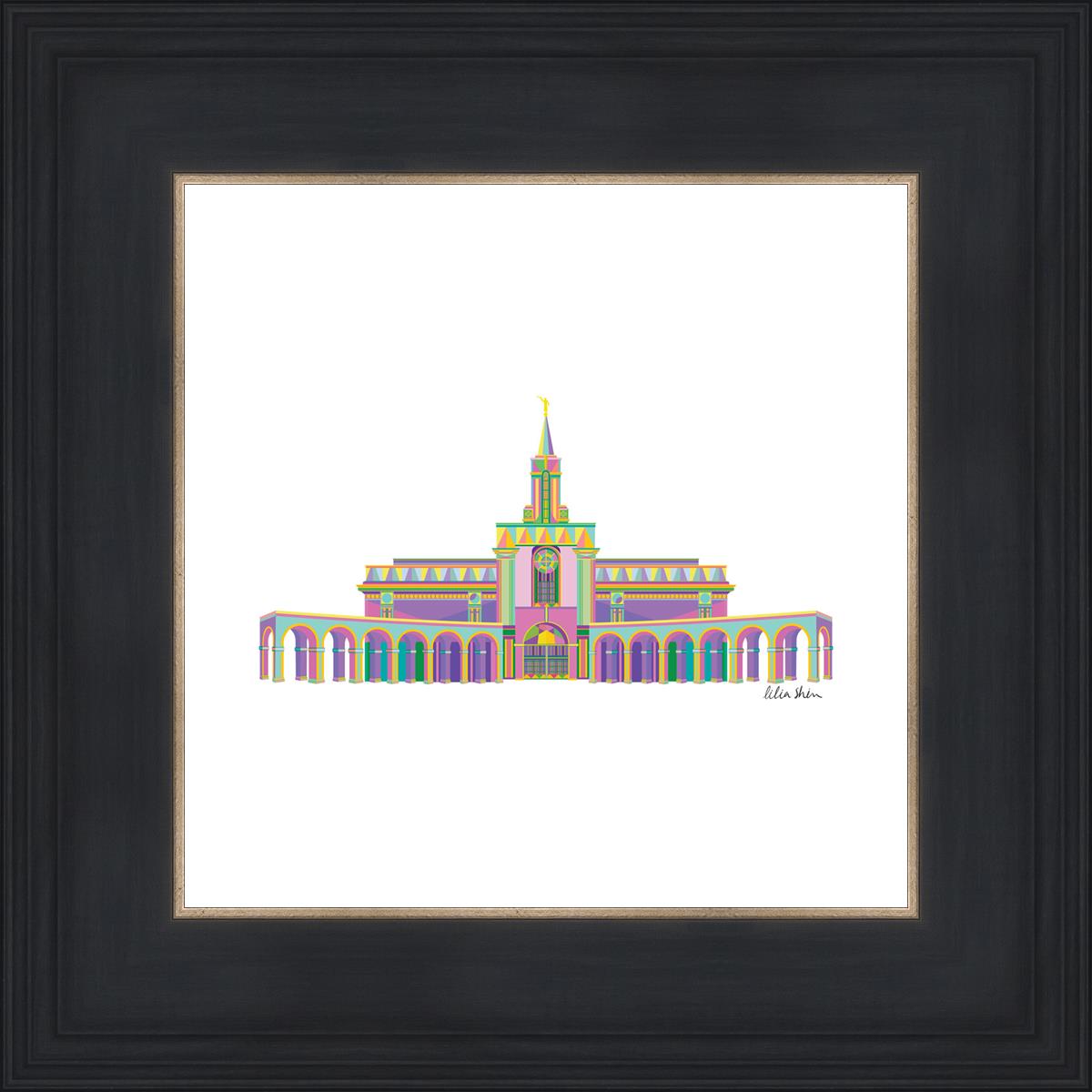The Colors of the Temple Bountiful
