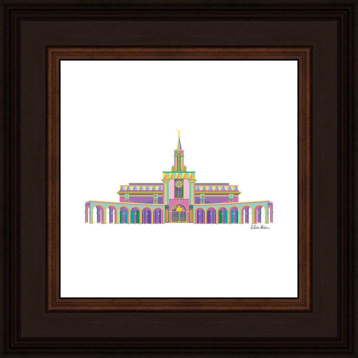 The Colors of the Temple Bountiful