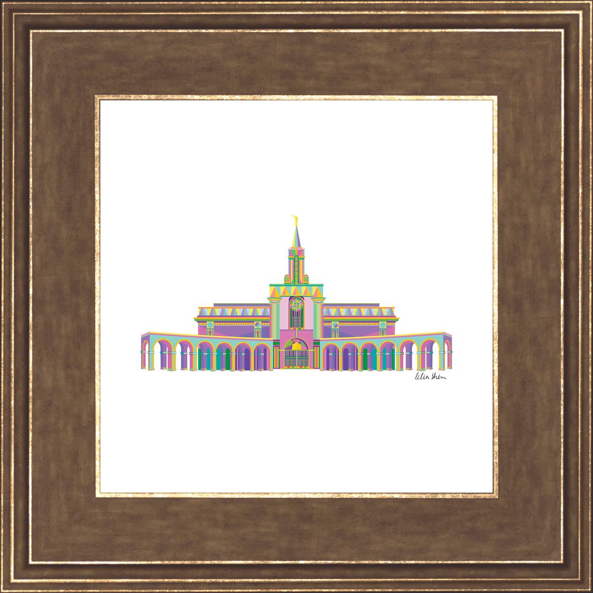 The Colors of the Temple Bountiful