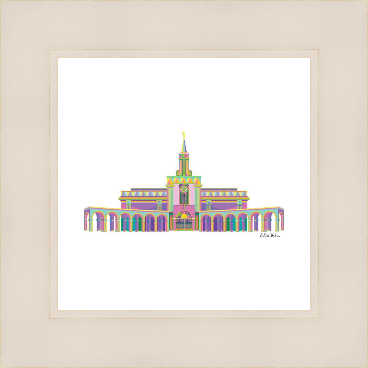 The Colors of the Temple Bountiful