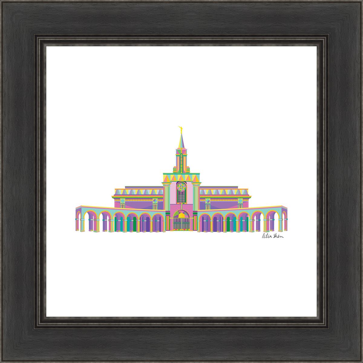 The Colors of the Temple Bountiful