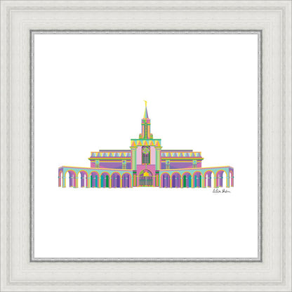 The Colors of the Temple Bountiful