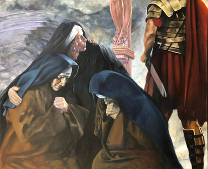 The Women Mourning Him Original Artwork