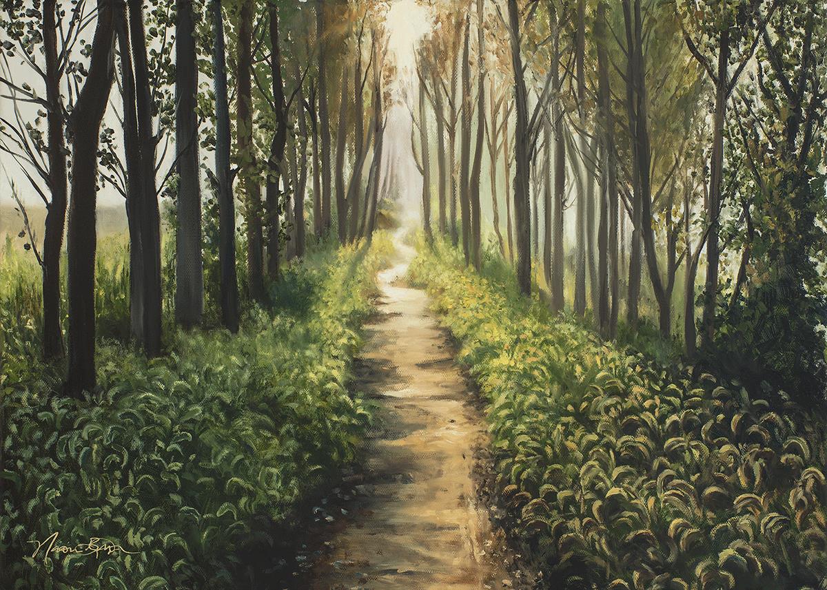 Enjoy The Beauty On Your Broken Path - Forest Walkway
