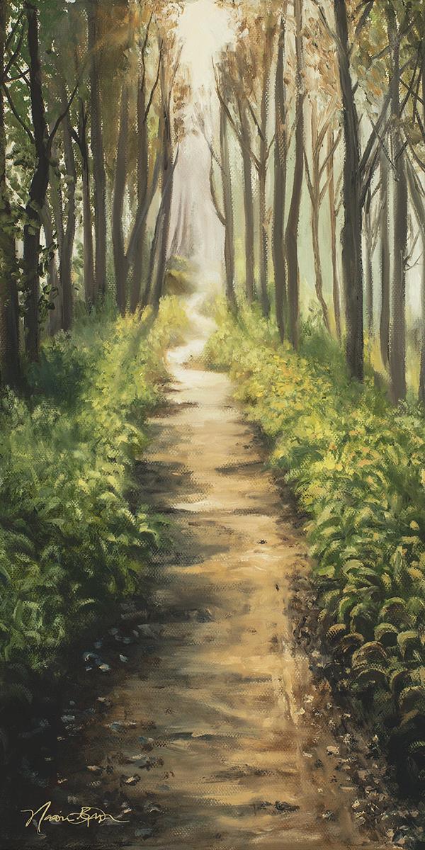 Enjoy The Beauty On Your Broken Path - Forest Walkway