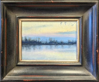 Winter on The Lake Original Artwork