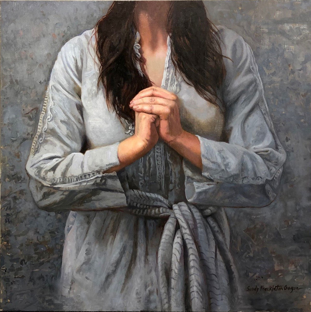Mary Pondered Original Artwork – LDSArt.com