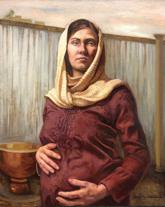 The Lord Remembered Hannah Original Artwork