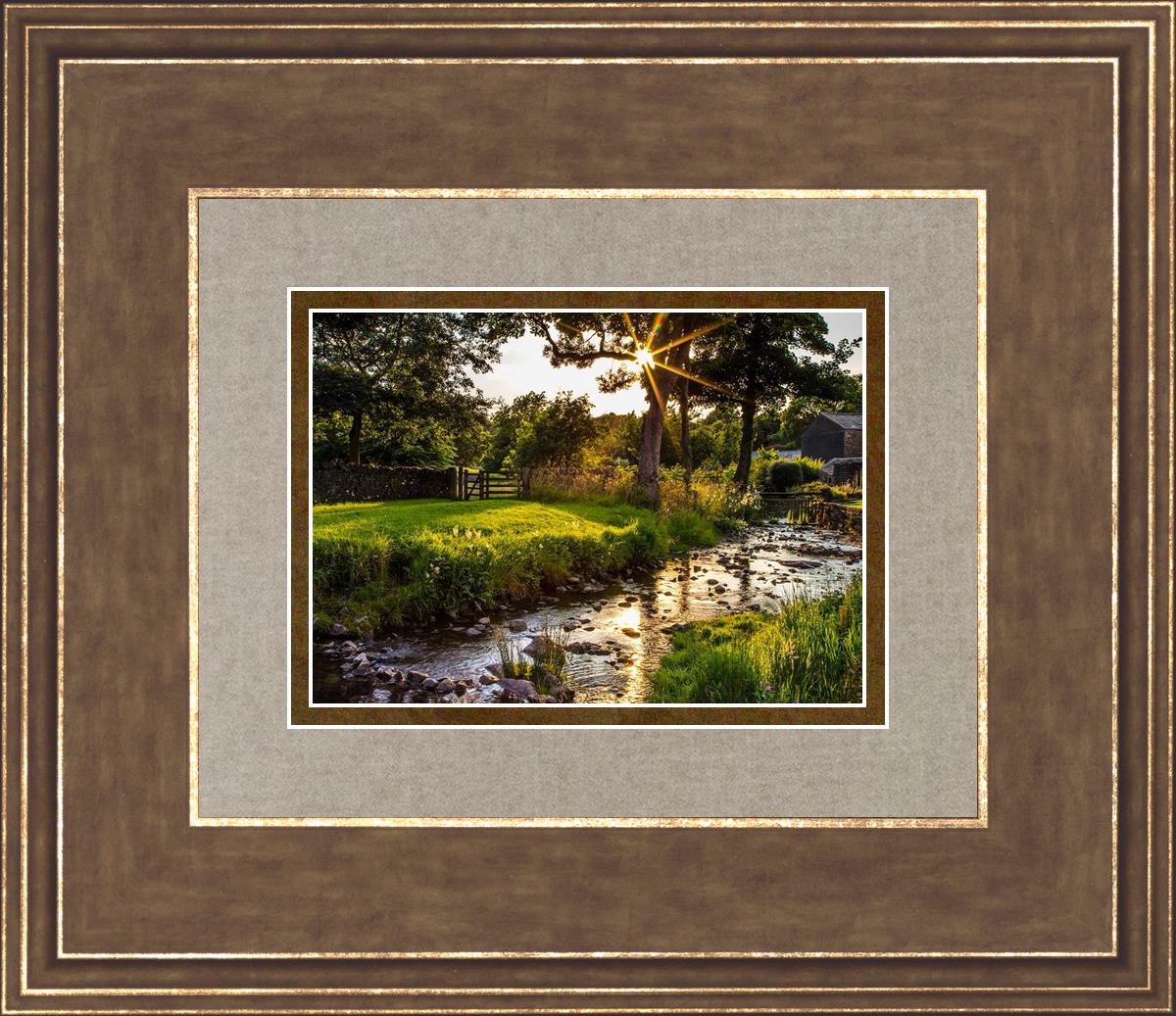 Plate 4 - Downham Spring Brook at Sunset