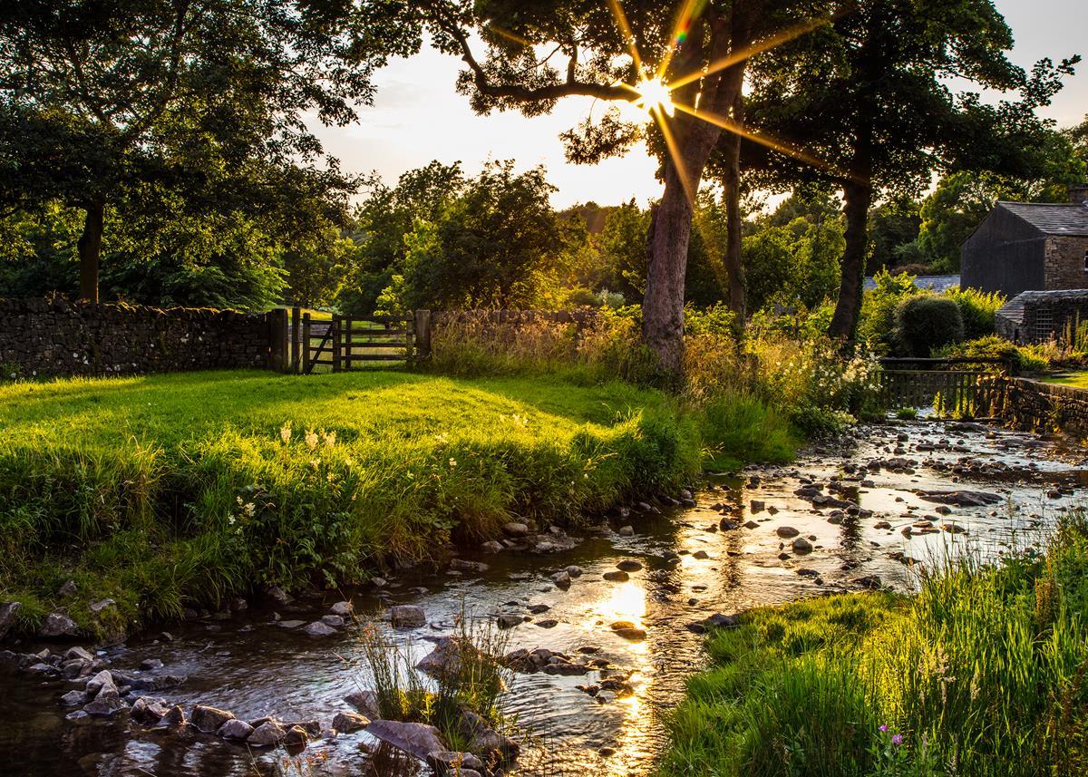 Plate 4 - Downham Spring Brook at Sunset