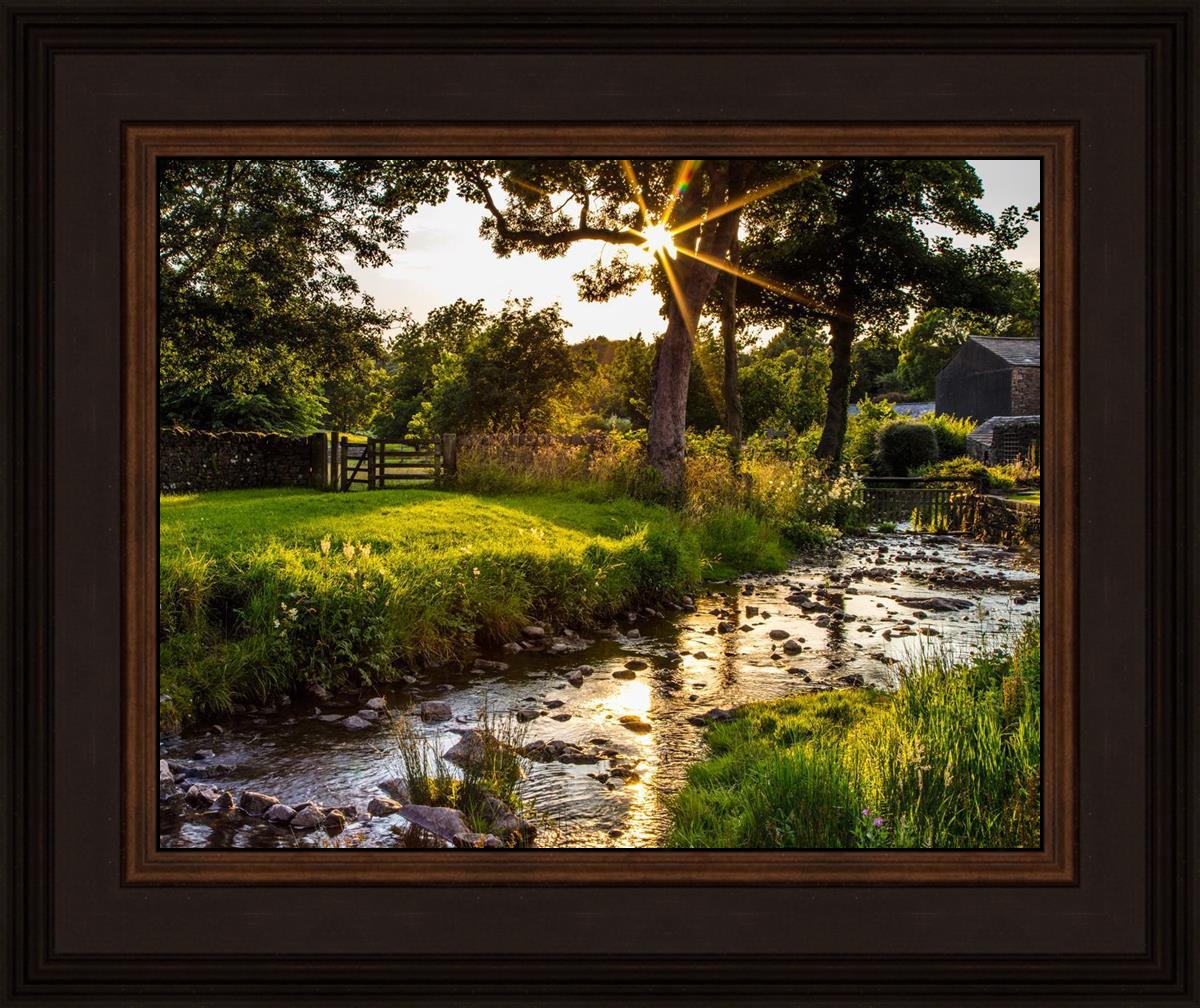 Plate 4 - Downham Spring Brook at Sunset