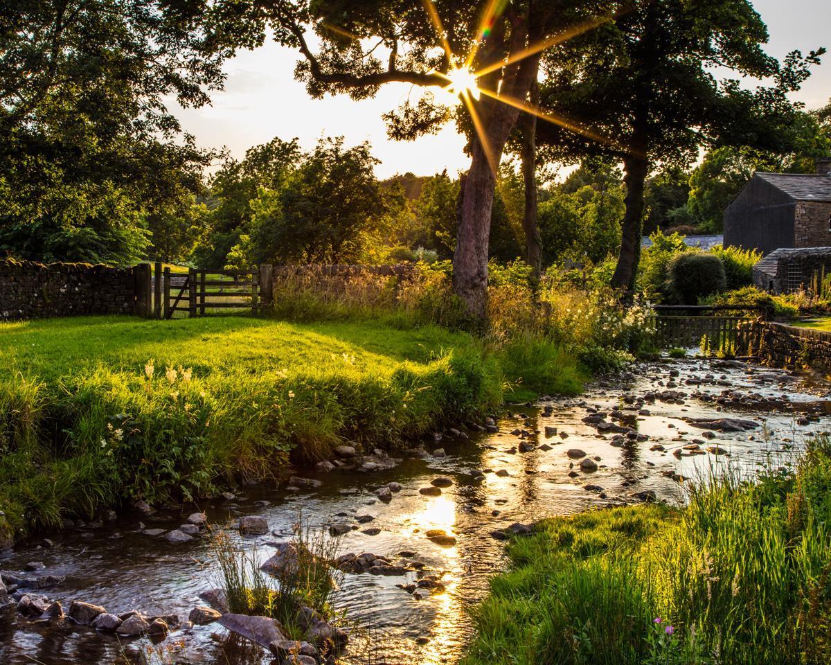 Plate 4 - Downham Spring Brook at Sunset