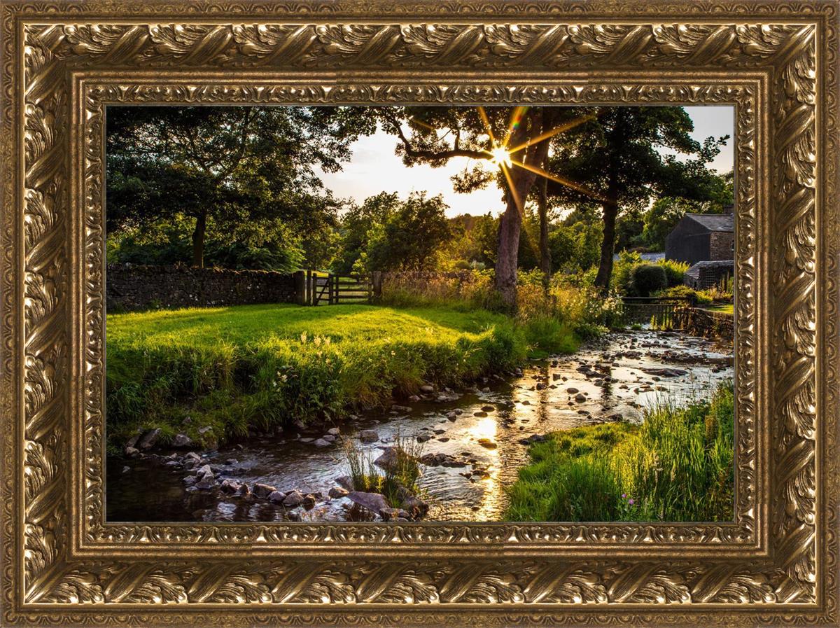 Plate 4 - Downham Spring Brook at Sunset