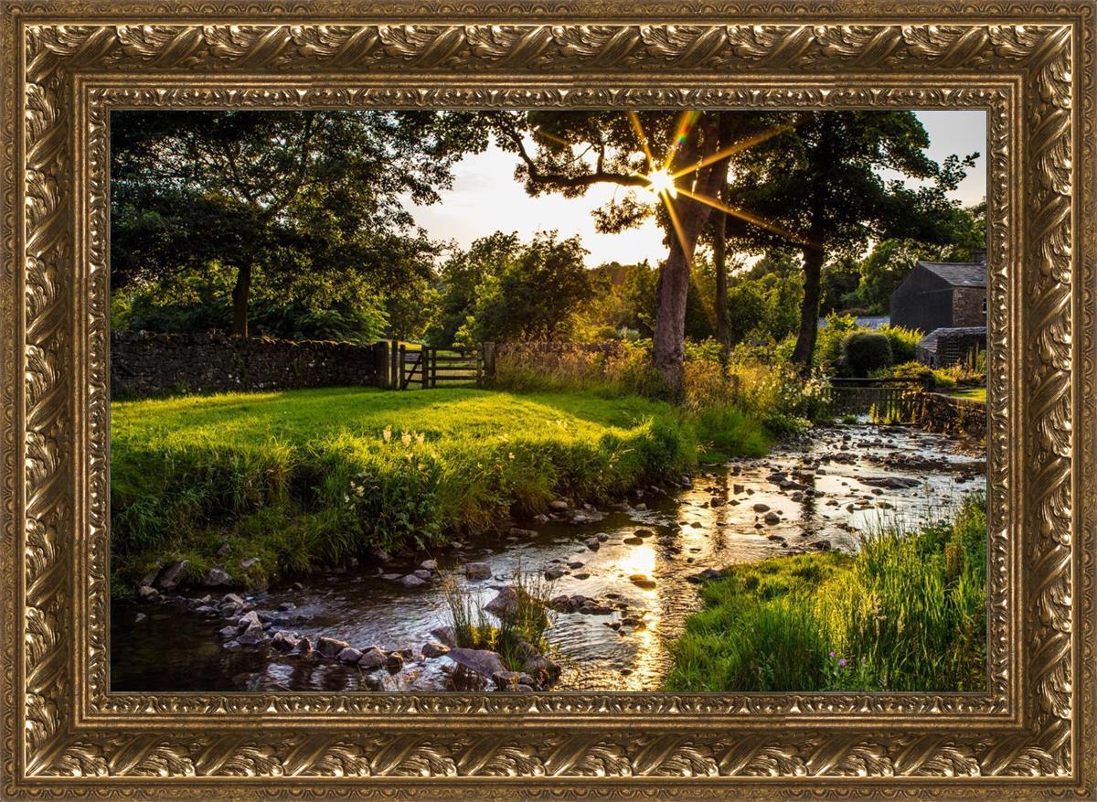 Plate 4 - Downham Spring Brook at Sunset