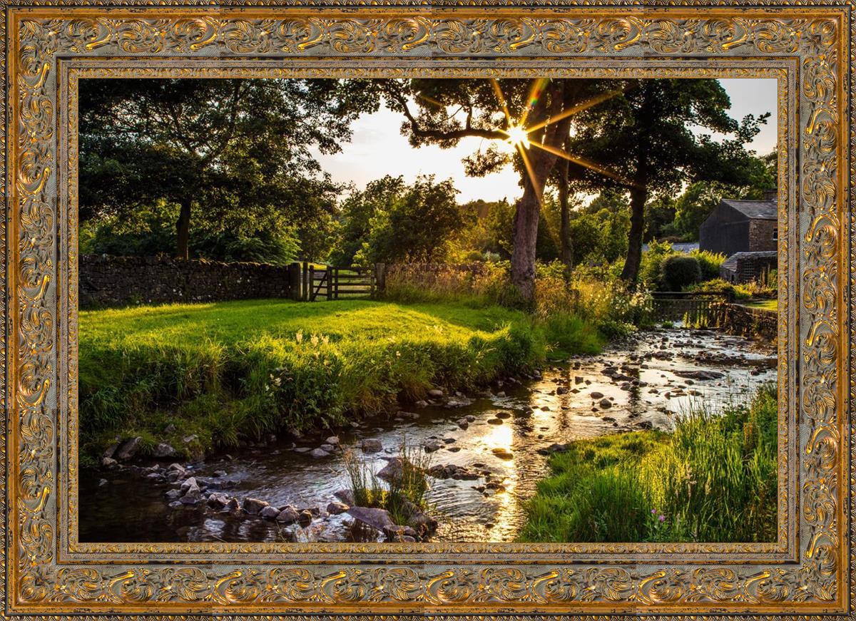Plate 4 - Downham Spring Brook at Sunset