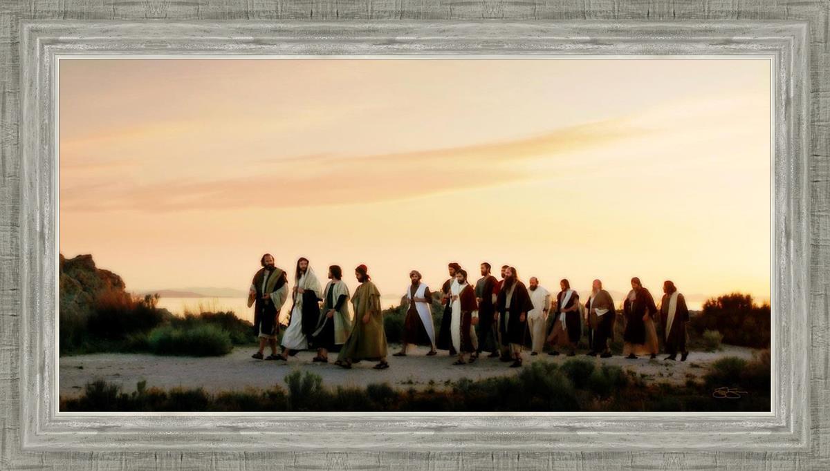 And His Disciples Follow Him