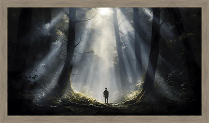 Above The Brightness of The Sun Large Wall Art