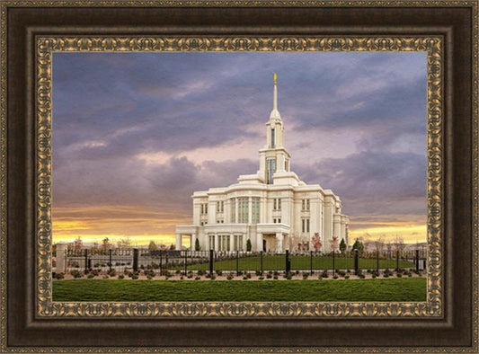 Payson Temple Storm Breaks