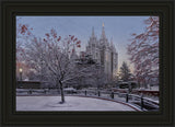 Salt Lake Temple Winter Solitude