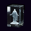 Christus Laser-Engraved Crystal Cube