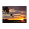 Tropical Sunset Sympathy Card