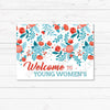Young Women Welcome Greeting Card