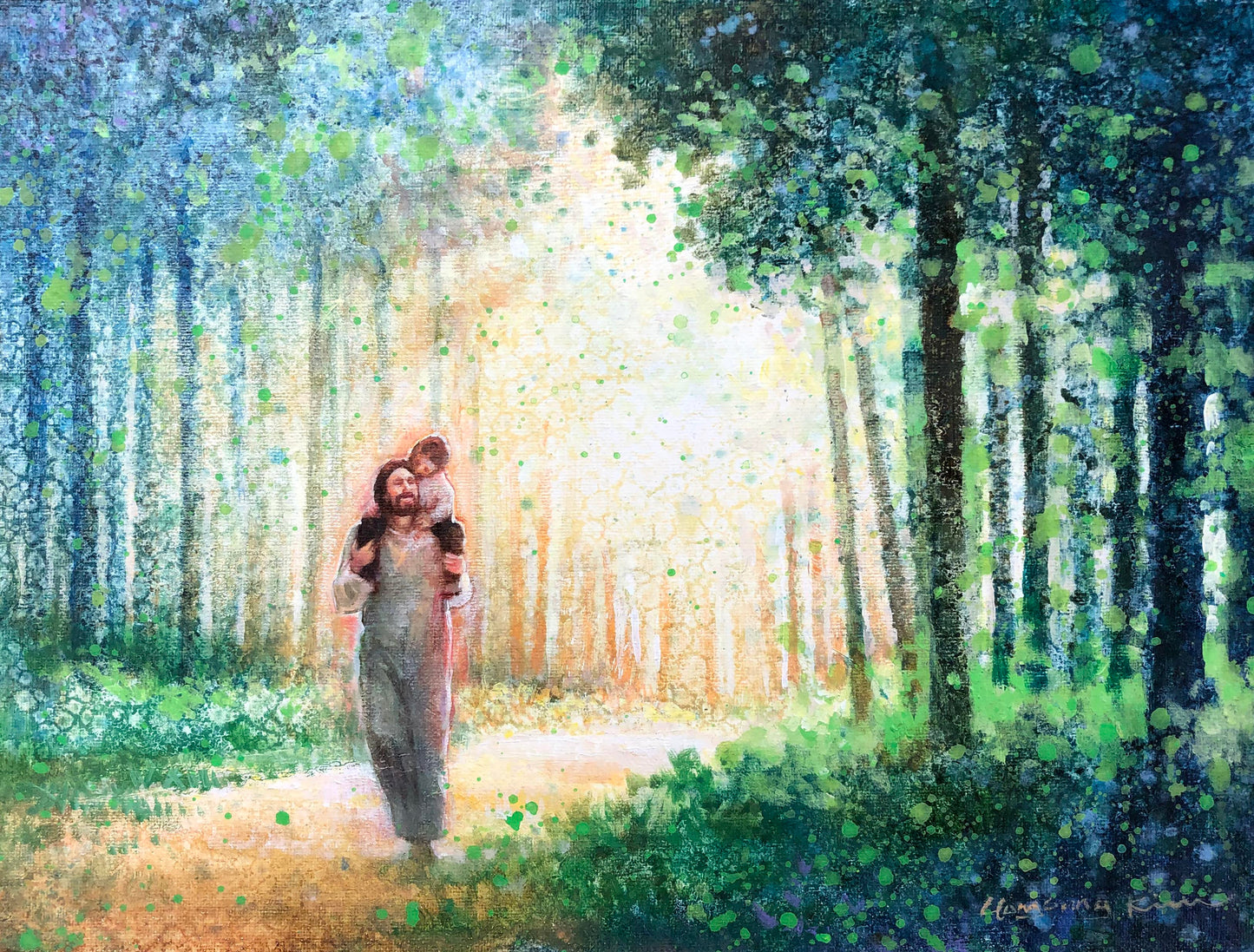 Back Home Original Painting 14 x 10