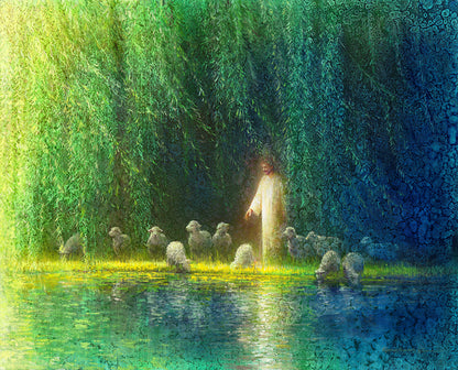 Among the Willows Original Painting 31 1/2 X 25 1/2