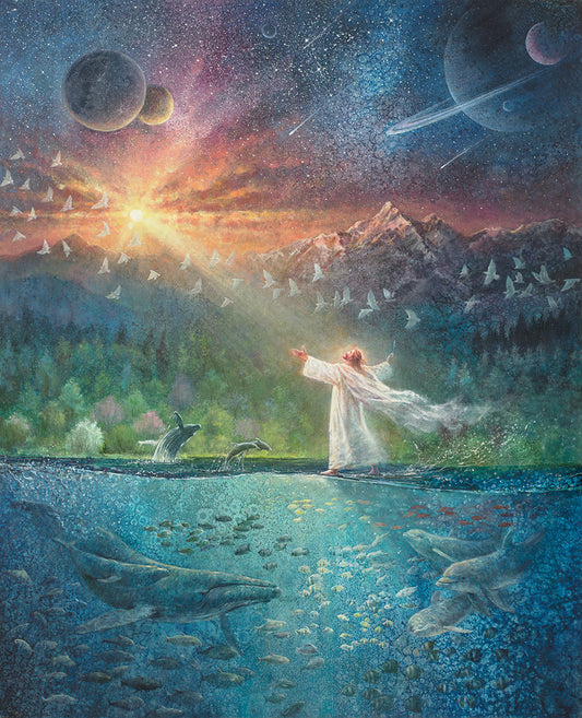 Symphony Of Praise Original Painting 51 x 63