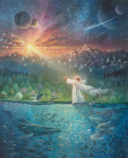 Symphony Of Praise Original Painting 51 x 63