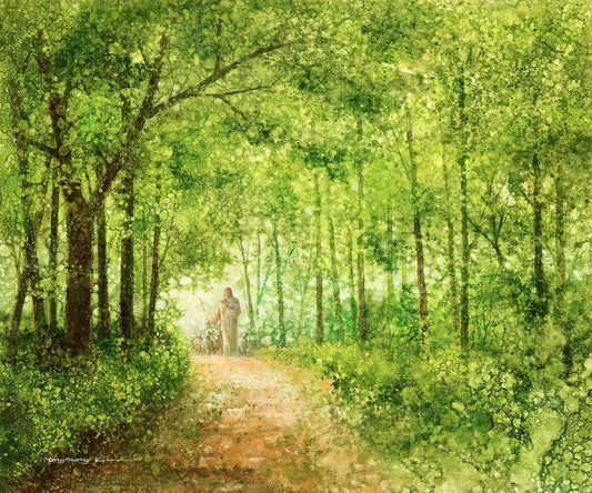 Lead Thou Me On Original Painting 28.5 x 23.75