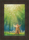 A New Light Shining Open Edition Canvas / 20 X 30 Bronze Frame 27 3/4 37 Art